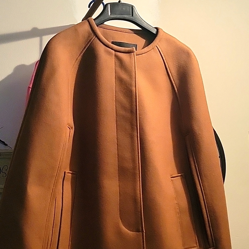 J. Crew wool cape. M/L brown women's cape.